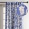 Maison d' Maison d Hermine Curtains for Living Room 100 Cotton 96 inch Length One Panel Light Filtering Toile Curtains for Bedroom Windows with Rod and Loop Pockets Drapes Joli Jouy Blue 50 W x 96 L