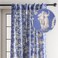 Maison d' Maison d Hermine Curtains for Living Room 100 Cotton 96 inch Length One Panel Light Filtering Toile Curtains for Bedroom Windows with Rod and Loop Pockets Drapes Joli Jouy Blue 50 W x 96 L