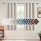 H.VERSAILTEX HVERSAILTEX Linen Blackout Curtain 54 Inches Long for BedroomLiving Room Thermal Insulated Grommet Linen Look Curtain Drapes Primitive Textured Burlap Effect Window Drapes 1 Panel Heather