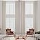 Sanceor Faux Linen Blackout Extra Long Curtains95100 Room Darkening Draperies for High Ceiling 18ft Soft Textured Thermal Insualted Blackout Tall Curtains Ivory1 Panel52 x 216 Inch