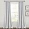 Lush Decor Farmhouse Stripe Yarn Dyed EcoFriendly Recycled Cotton Window Curtain Panel Pair 42 W x 95 L Navy Classic Modern Rustic Charm Eco Friendly Cotton Fabric