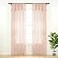 Lush Decor Boho Macrame Textured Cotton Window Curtain Panel Single 40 W x 84 L Blush Macrame Curtains for Windows Room Divider Boho Wall Decor