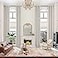MAIHER Faux Linen High Ceiling Curtains 16ft Length Extra Long for Living Room 192 Inches Long Off White Thermal Insulated 2 Story Curtains 50 W x 192 L 1Panel