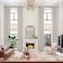 MAIHER Faux Linen High Ceiling Curtains 16ft Length Extra Long for Living Room 192 Inches Long Off White Thermal Insulated 2 Story Curtains 50 W x 192 L 1Panel