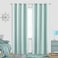 KOUFALL Aqua Curtains 96 Inches Long for Bedroom Beach Room Decor 2 Panel Set Cooling Summer Window Treatments Nursery Match Light Blue Green Wall Blackout Drapes Coasal Curtains for Living Room 52x96