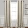 Lush Decor Insulated Grommet Blackout Window Curtain Panels Pair 52 W x 84 L Neutral Classic Modern Design Chic Window Decor Long Curtains For Living Room Bedroom Or Dining Room