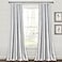 Lush Decor Farmhouse Stripe Yarn Dyed EcoFriendly Recycled Cotton Window Curtain Panel Pair 42 W x 108 L Navy Classic Modern Rustic Charm Eco Friendly Cotton Fabric