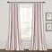 Lush Decor Farmhouse Stripe Yarn Dyed EcoFriendly Recycled Cotton Window Curtain Panel Pair 42 W x 95 L Red Classic Modern Rustic Charm Eco Friendly Cotton Fabric