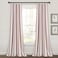 Lush Decor Farmhouse Stripe Yarn Dyed EcoFriendly Recycled Cotton Window Curtain Panel Pair 42 W x 95 L Red Classic Modern Rustic Charm Eco Friendly Cotton Fabric
