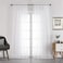Chyhomenyc White Sheer Curtains 108 Inch Length 2 Panels Set Extra Long Light Filtering Solid Voile Window Drapes for Living Room Party Ceremony 42Wx108L 9FT Length Set of 2 White