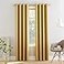 Sun Zero Barrow Energy Efficient Grommet Curtain Panel Pair