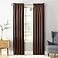 Sun Zero Barrow Energy Efficient Rod Pocket Curtain Panel Pair 54 x 84
