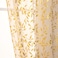 Deeprove Sheer Curtains 72 Inches Long 2 Panels Gold Foil Metallic Vine Leaves Print Window Treatments Pair for Christmas Xmas Decor Golden Bronzing Privacy Drapes Rod Pocket 52 W x 72 L Beige