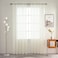 SpaceDresser Basic Rod Pocket Sheer Voile Window Curtain Panels White 1 Pair 2 Panels 38 Width 45 Inch Long for Kitchen Bedroom Children Living Room YardIvory38 W x 45 L