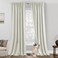 PANELSBURG Cream Blackout Curtains 96 Inch Long 2 Panel Set Cat Proof Floor to Ceiling Black Out Drapes for Bedroom 52 W x 96 L