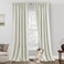 PANELSBURG Cream Blackout Curtains 96 Inch Long 2 Panel Set Cat Proof Floor to Ceiling Black Out Drapes for Bedroom 52 W x 96 L