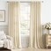 StangH Beige Velvet Curtains 108 inches Long for Living Room Back Tab Room Darkening Decorative Window Curtain Drapes for Nursery BedroomLoftOffice W52 x L108 2 Panels