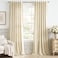 StangH Beige Velvet Curtains 108 inches Long for Living Room Back Tab Room Darkening Decorative Window Curtain Drapes for Nursery BedroomLoftOffice W52 x L108 2 Panels