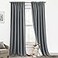 PANELSBURG Cat Proof Blackout Curtains for Bedroom Grey Thermal Insulated Black Out Drapes 52 W x 96 Long 2 Panel Set