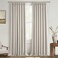 QJmydeco 95 Inch Curtains 2 Panel SetBoho Linen Thick Textured Window Treatments Curtains for Track System Pinch Pleated Draft Blocking Weather Drapes Patio Door Nursery Blackout 95 Inches Long Drapes