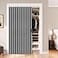 Vatge Door Way Privacy Curtain Closet Curtain for Open Closet Laundry Room Drapes for Doorway and Hanging Privacy Curtains Wall for Room Separation 1 Panel with Tieback W52 x L78 Grey