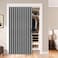 Vatge Door Way Privacy Curtain Closet Curtain for Open Closet Laundry Room Drapes for Doorway and Hanging Privacy Curtains Wall for Room Separation 1 Panel with Tieback W52 x L78 Grey
