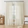 Joydeco Linen Curtains 84 Inch Length 2 Panel SetsLight Filtering Curtains for Bedroom 52 Inch Wide Living Room Drapes with Back Tabs Rod Pockets W52 x L84 Inch Beige