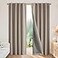 Joydeco Linen Blackout Curtains for Bedroom 100 Light Blocking 1 Panels Linen Drapes 70 W x 108 L Thermal Insulated Room Darkening Curtains for Living Room Rod Pocket Back Tabs