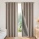 Joydeco Linen Blackout Curtains for Bedroom 100 Light Blocking 1 Panels Linen Drapes 70 W x 108 L Thermal Insulated Room Darkening Curtains for Living Room Rod Pocket Back Tabs