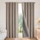 Joydeco Linen Blackout Curtains for Bedroom 100 Light Blocking 1 Panels Linen Drapes 70 W x 108 L Thermal Insulated Room Darkening Curtains for Living Room Rod Pocket Back Tabs