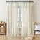 Joydeco Linen Curtains 108 Inch Length 2 Panel SetsLight Filtering Curtains for Bedroom 52 Inch Wide Living Room Drapes with Back Tabs Rod Pockets W52 x L108 Inch Beige