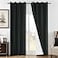 Joydeco Black Blackout Curtains 96 Inches Long 100 Blackout Curtain for Bedroom Grommet Thermal Insulated Noise Reducing Window Drapes 2 Panels Set Black52 Wx96 L