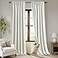 PANELSBURG 86 Inch Blackout Curtains Cat Proof Linen Textured Back Tab Drapes for Bedroom Living Room 52 W x 86 L 2 Panels Set Cream Ivory