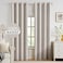 MIULEE 100 Blackout Linen Textured Curtains for Bedroom Solid Thermal Insulated Ivory Grommet Room Darkening Curtains Drapes Luxury Decor for Living Room 52 x 92 Inch 2 Panels