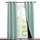 NICETOWN Aqua Blue Blackout Curtains 84 inches Long Full Light Blocking Drapes with Black Liner for Nursery Noise Reducing Thermal Insulated Draperies for Doorway 2 Pieces 37 Wide Each Panel