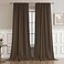 DUALIFE Blackout CurtainsDrapes 120 Inches Long Light Blocking Privacy Draperies52 inches by 120 inch2 PanelsBrown