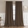 DUALIFE Blackout CurtainsDrapes 120 Inches Long Light Blocking Privacy Draperies52 inches by 120 inch2 PanelsBrown