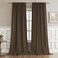 DUALIFE Blackout CurtainsDrapes 120 Inches Long Light Blocking Privacy Draperies52 inches by 120 inch2 PanelsBrown