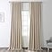 HPD Half Price Drapes Room Darkening Curtains 84 Inches Long for Bedroom Living Room 1 Panel 50 X 84 Eggnog