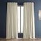 HPD Half Price Drapes Room Darkening Curtains for Bedroom Vintage Textured Faux Dupioni Silk Curtains for Living Room 1 Panel 50 X 120 Off White