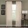 Curtainworks Trinity Crinkle Voile Sheer Curtain Panel 51 by 63 Oyster