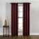 Curtainworks Lenox Grommet Curtain 50 x 108 Single Panel Wine