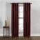 Curtainworks Lenox Grommet Curtain 50 x 108 Single Panel Wine