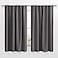 NICETOWN Blackout Curtain Panels for Living Room Grey Color 52x63 Inch 2 Panels Set Room Darkening Blackout Drapes for Window
