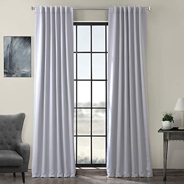 HPD Half Price Drapes Curtain For Room Darkening 50 X 120 1 Panel BOCH144105120 Fog Grey