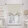 H.VERSAILTEX HVersailtex Kitchen Tie Up Curtain Thermal Insulated Tie Up Window Blind for Small Window Rod Pocket Panel 42 Wide by 63 Long IvoryCream