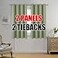 MIUCO 1 Pair Thermal Insulated Grommet 52Inchby63Inch Blackout Window Curtain Panels with 2 Tie Backs Sage