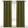 NICETOWN Blackout Room Darkening Window Curtain for Christmas Decoration Thermal Insulated Solid Grommet Blackout CurtainDrape for Living Room Single Panel 42 by 84 inches Olive Green