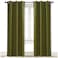 NICETOWN Blackout Room Darkening Window Curtain for Christmas Decoration Thermal Insulated Solid Grommet Blackout CurtainDrape for Living Room Single Panel 42 by 84 inches Olive Green