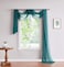 LinenZone Teal Window Scarf Valance in 216 Inch Size Use Window Scarves as Canopy Bed or Backdrop Curtains Curtain Scarf or Sheer Fabric for Draping Amazing 55 x 216 Teal